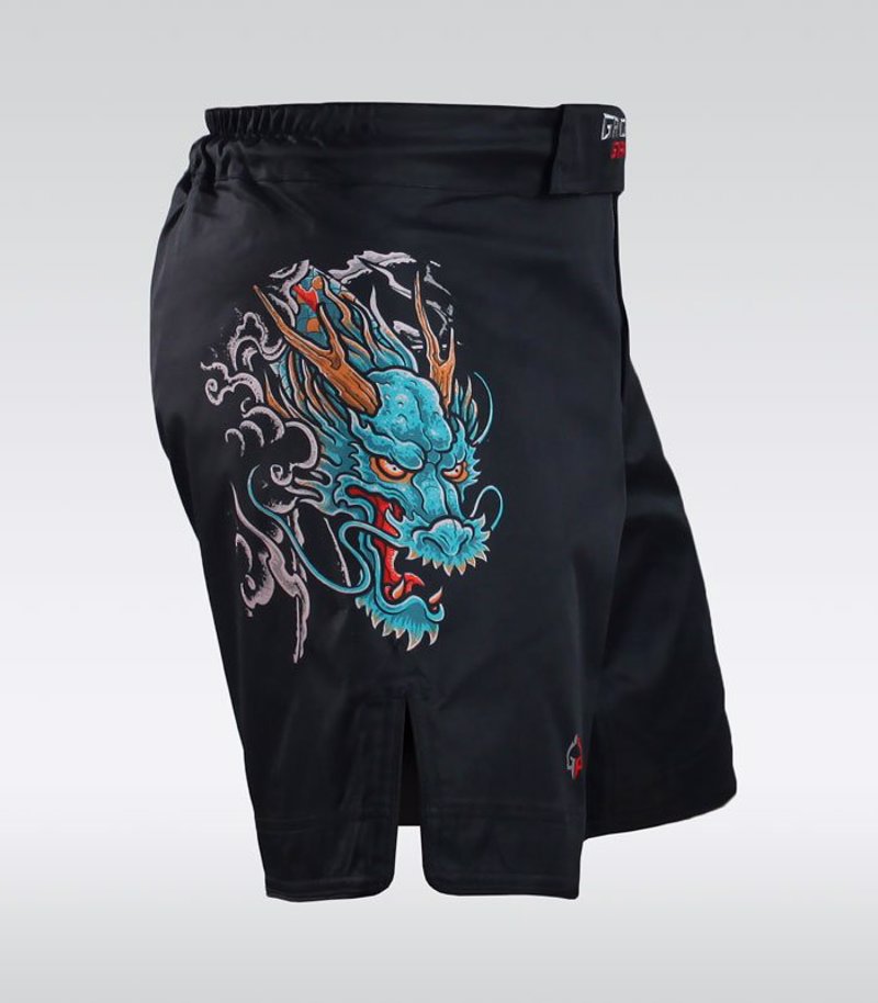 GROUNDGAME BUSHIDO 3 MMA FIGHTSHORTS - BLACK